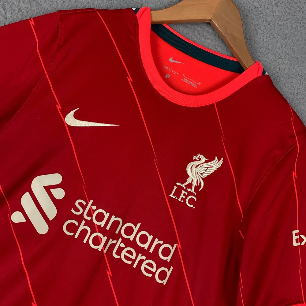 Nike Liverpool FC Home Stadium Jersey Mens Small Red Henderson 14 Soccer Shirt